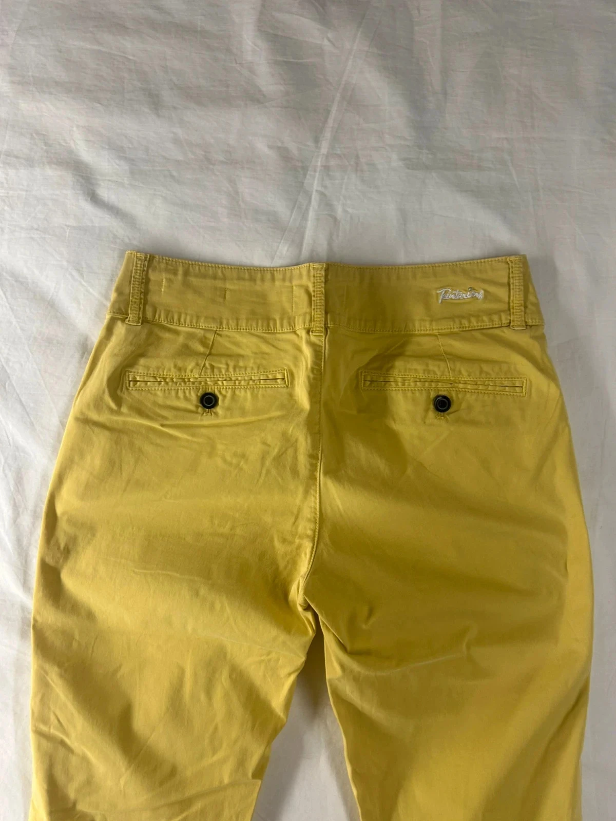 Pantalon Chino skinny geel les teinturiers maat 30 us / 40 fr – photo 14